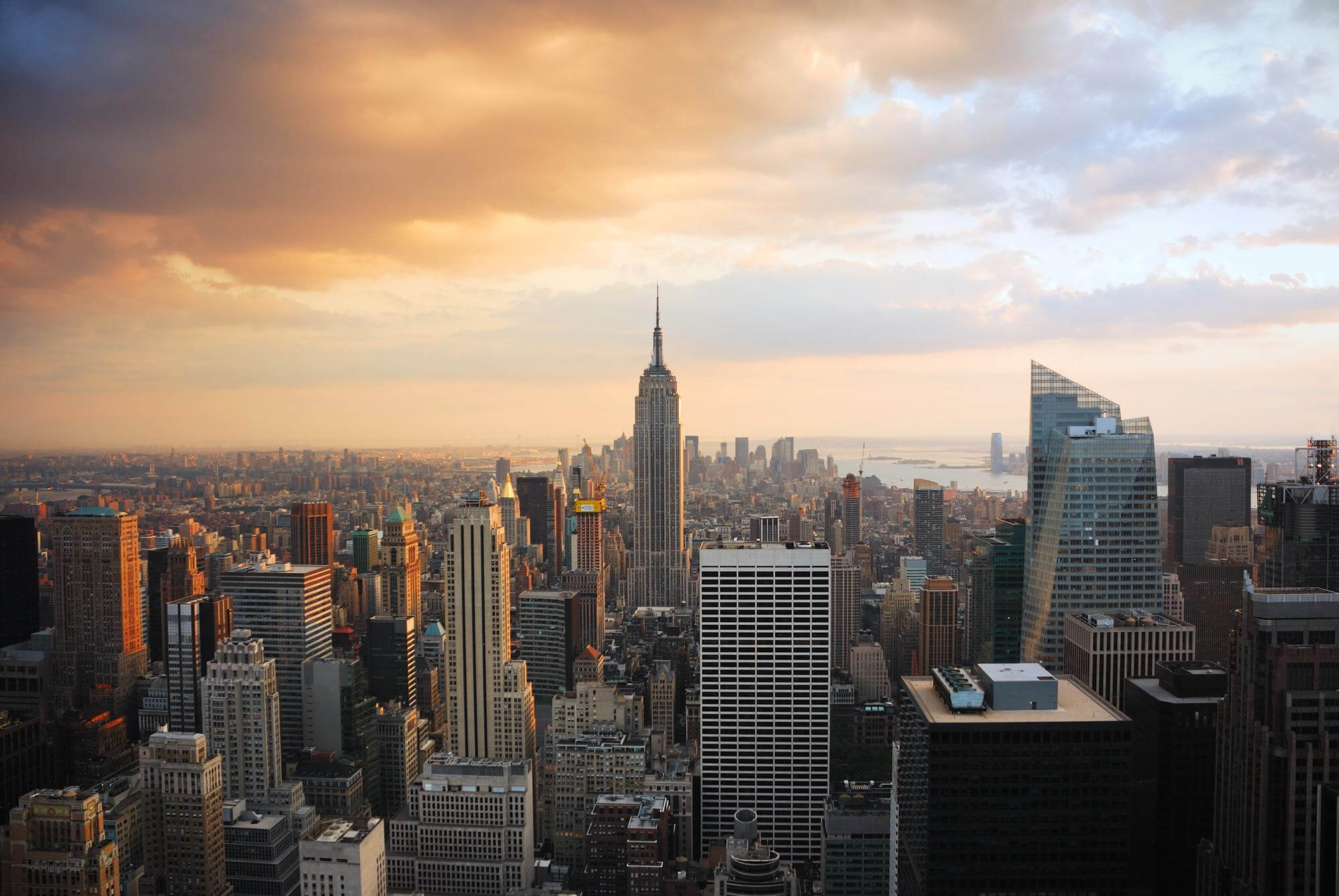 City skyline background